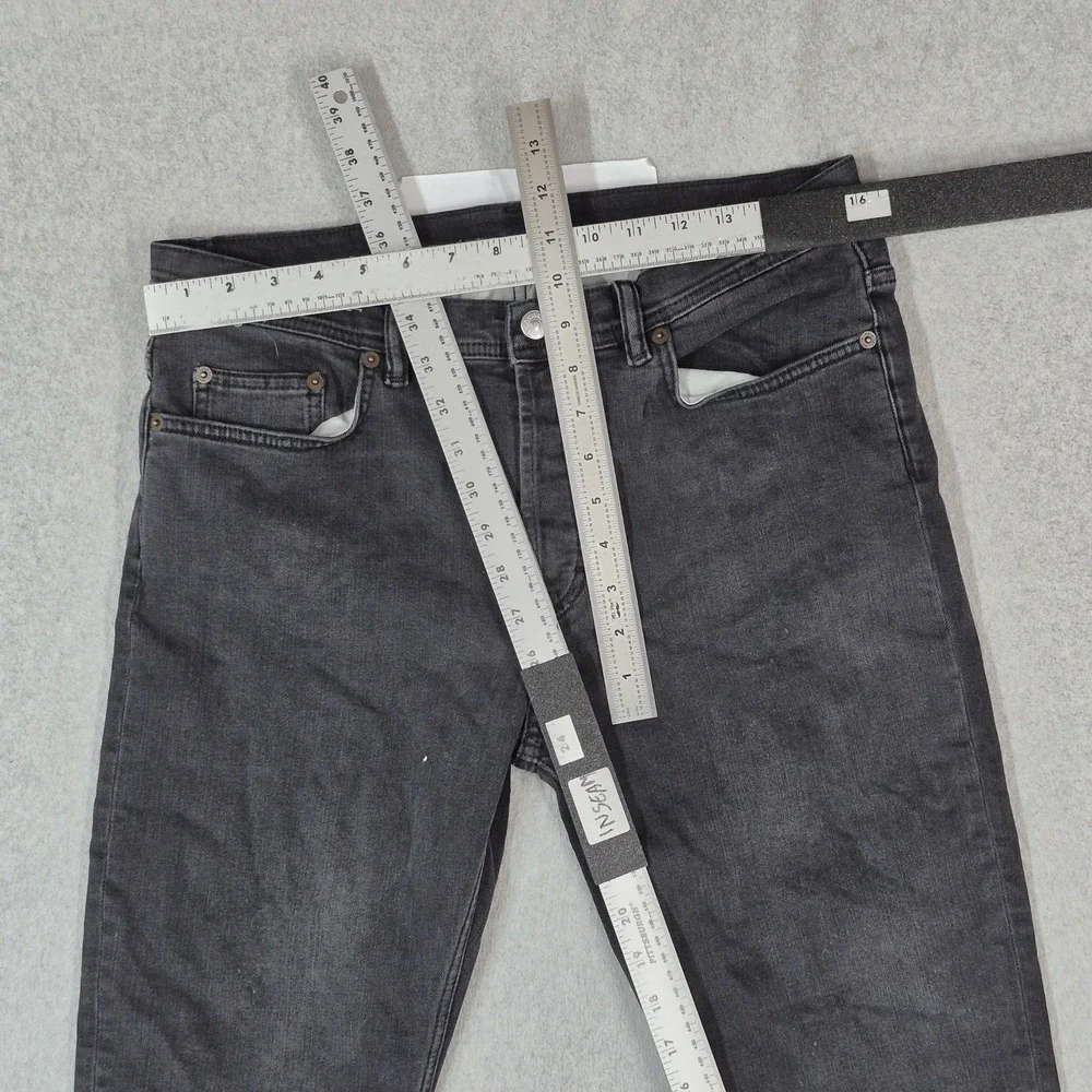 Acne Studios Men Jeans 32/30 Black Denim 24